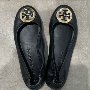 Black Tory Burch Ballet Flats Size 8